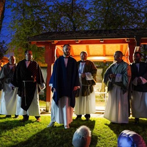 Scenski prikaz Posljednje večere i muke u Getsemanskom vrtu na zagrebačkoj Trešnjevci